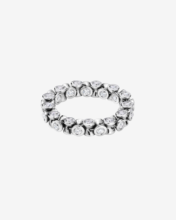 Ox - Ourglass Ring - (White Gold)