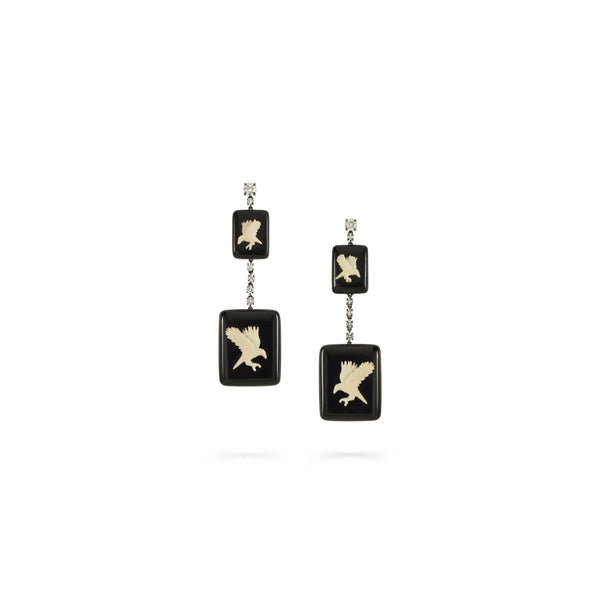 NVW - Women's When Only The Moon Rages Earrings - (Platinum)