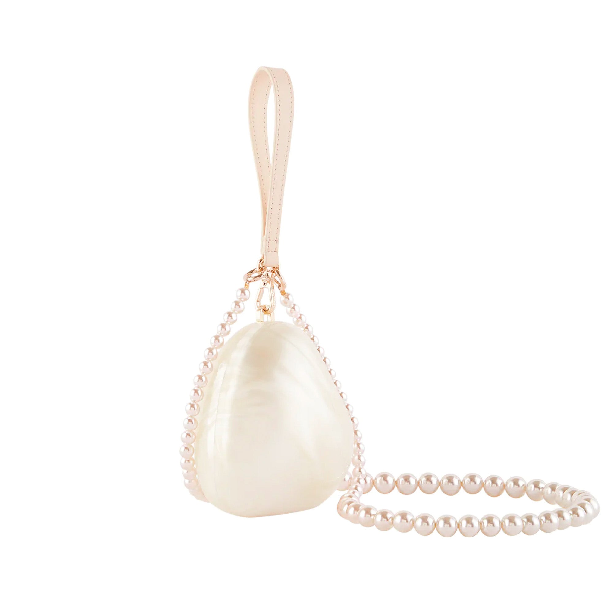 Clear Pearl Heart Bag – My-Kim Collection