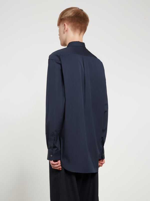 CDG Shirt Forever - Men's Wide Classic Shirt - (Navy)