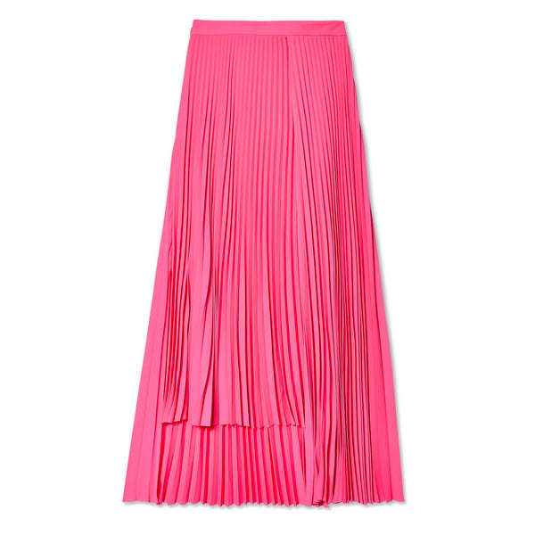Balenciaga - Women's Asymmetric Pleated Skirt  -(Pink)