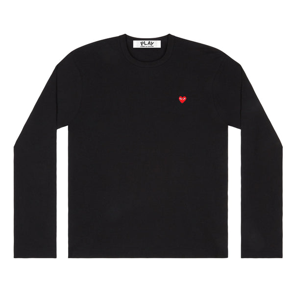 Play Comme des Garçons - Mini Heart LS T-Shirt - (Black)