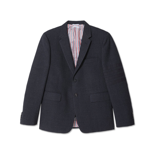 Thom Browne Thornproof Wool 4-Bar Classic Sport Coat (Dark Grey)