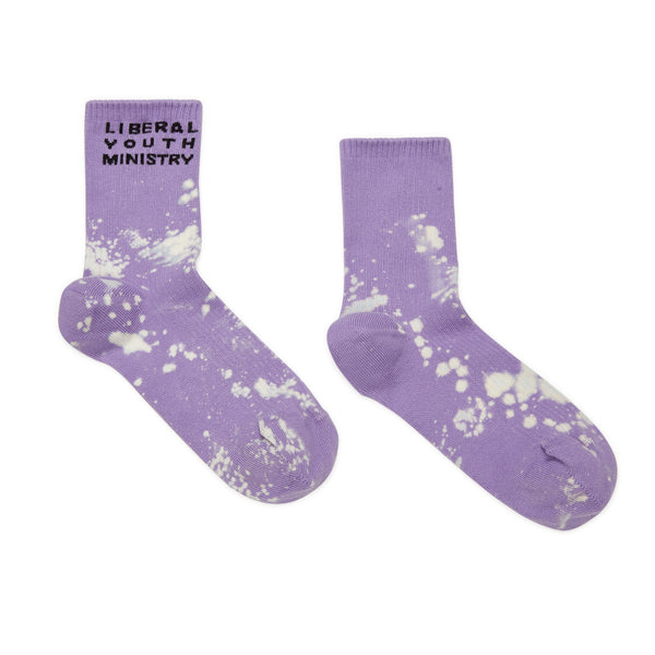 Liberal Youth Ministry - Men's Bleach Socks Knit - (Lilac)