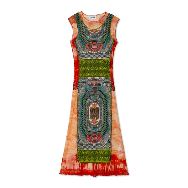Jean Paul Gaultier - Women’s Sleeveless Dress - (Multicolor)