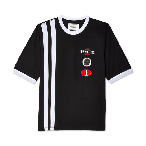 Youths In Balaclava - Racer Ringer T Shirt Knit - (Black)