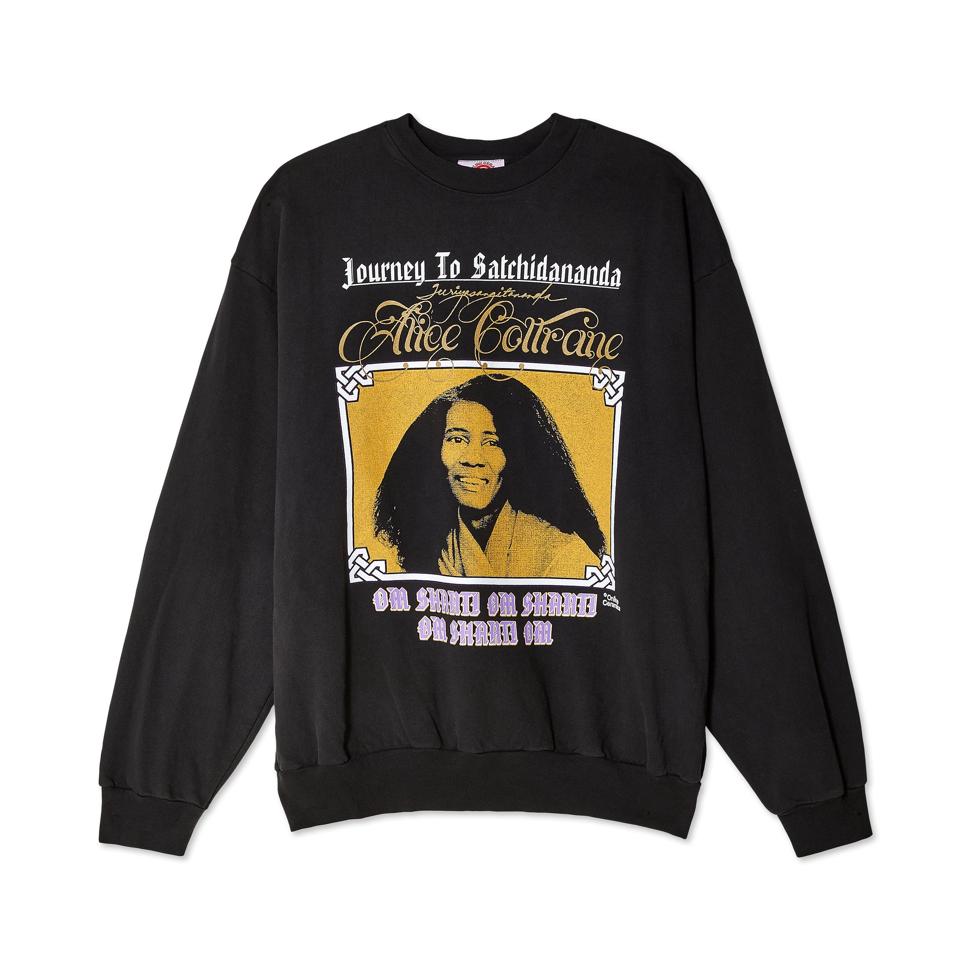Online Ceramics - Alice Coltrane ’Journey to Crew’ Sweatshirt - (Black) view 1