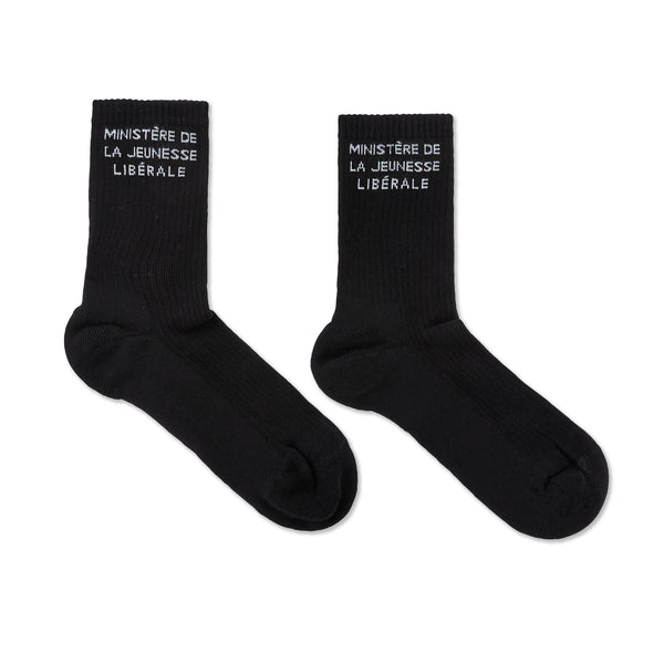 Liberal Youth Ministry - Men's Logo Socks - (Black)