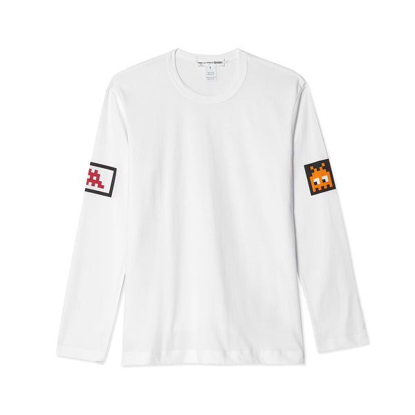 CDG Shirt x Invader T-Shirt (White)