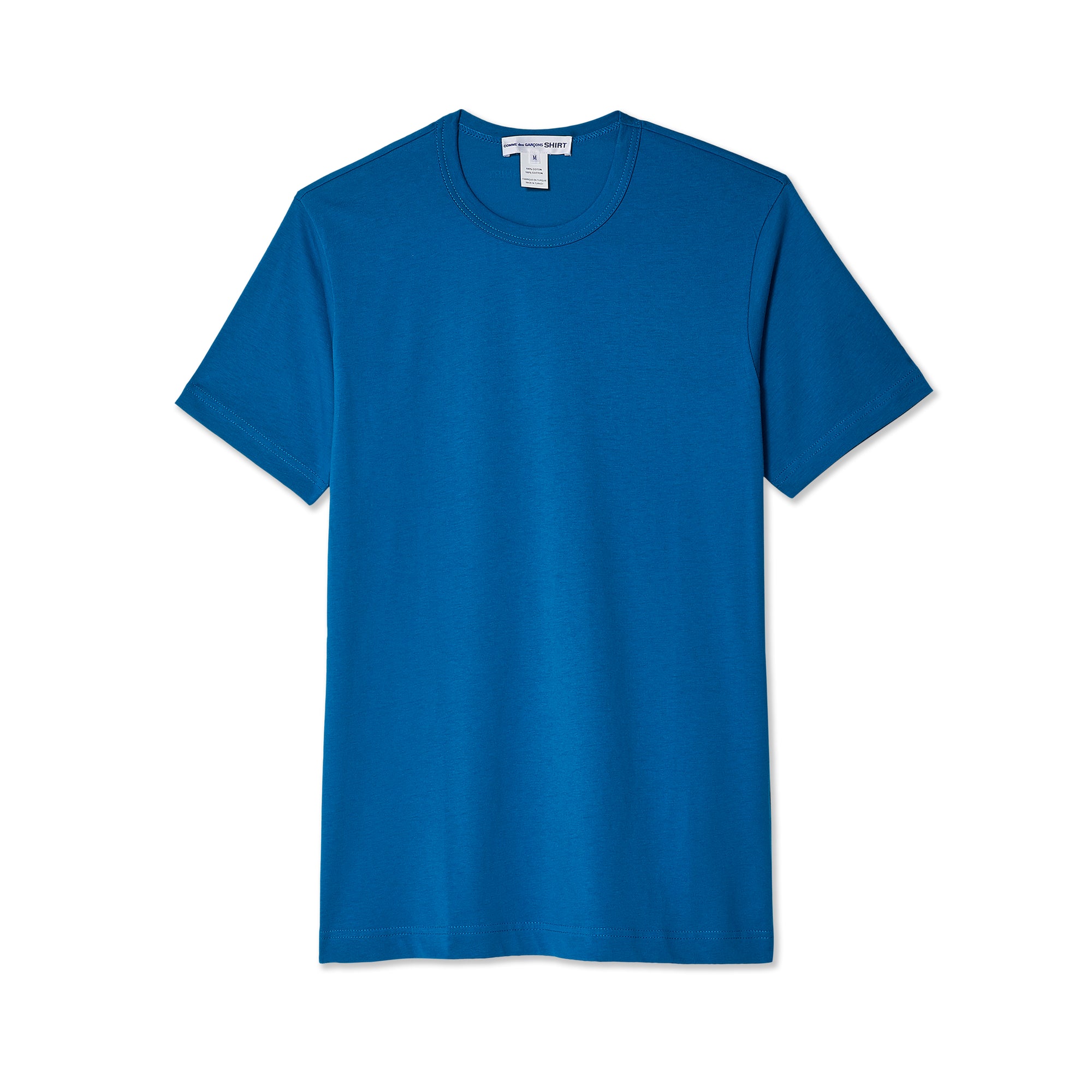 CDG Shirt - Logo S/S Tee - (Blue) view 1