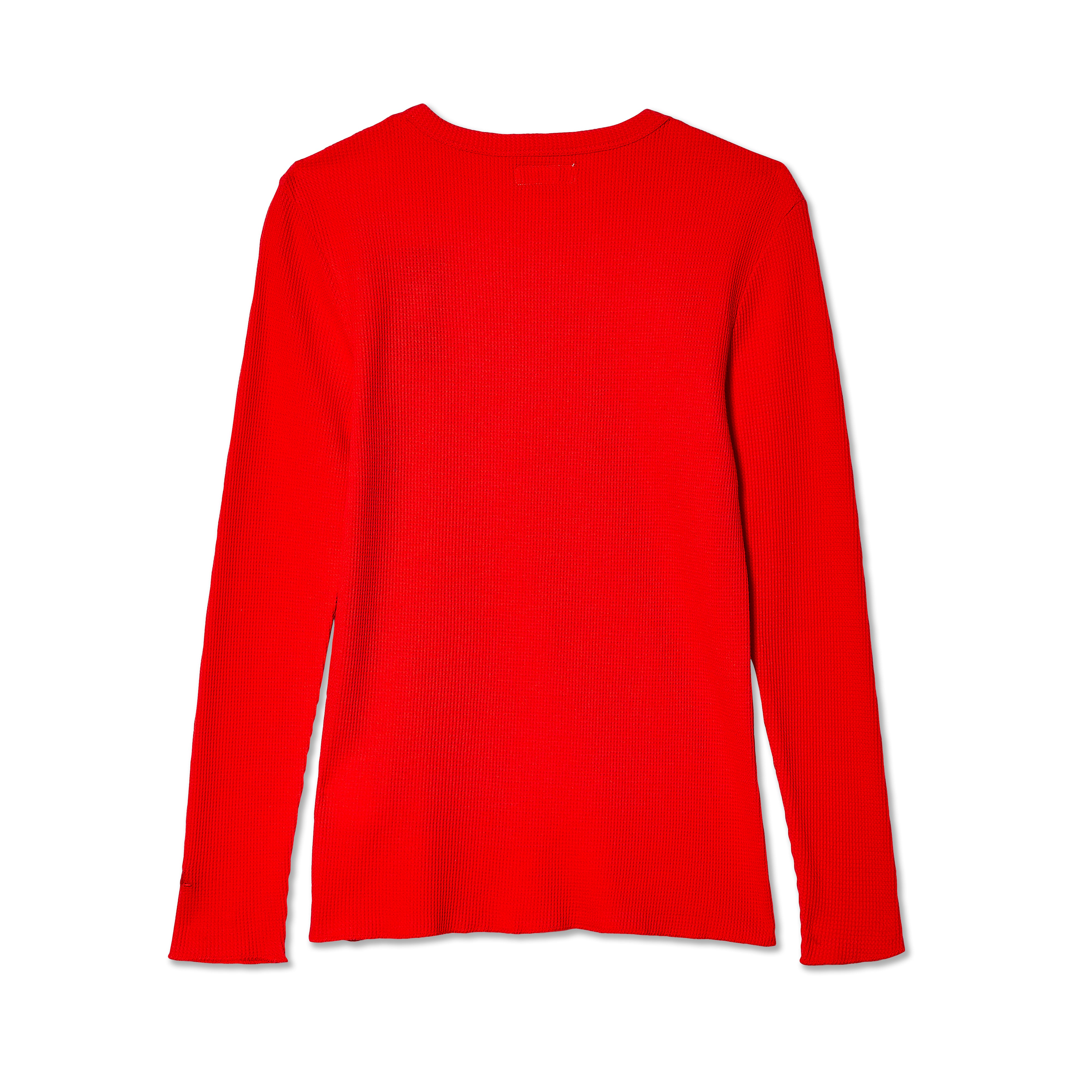 ERL - Waffle Long SLeeve T-Shirt - (Red)
