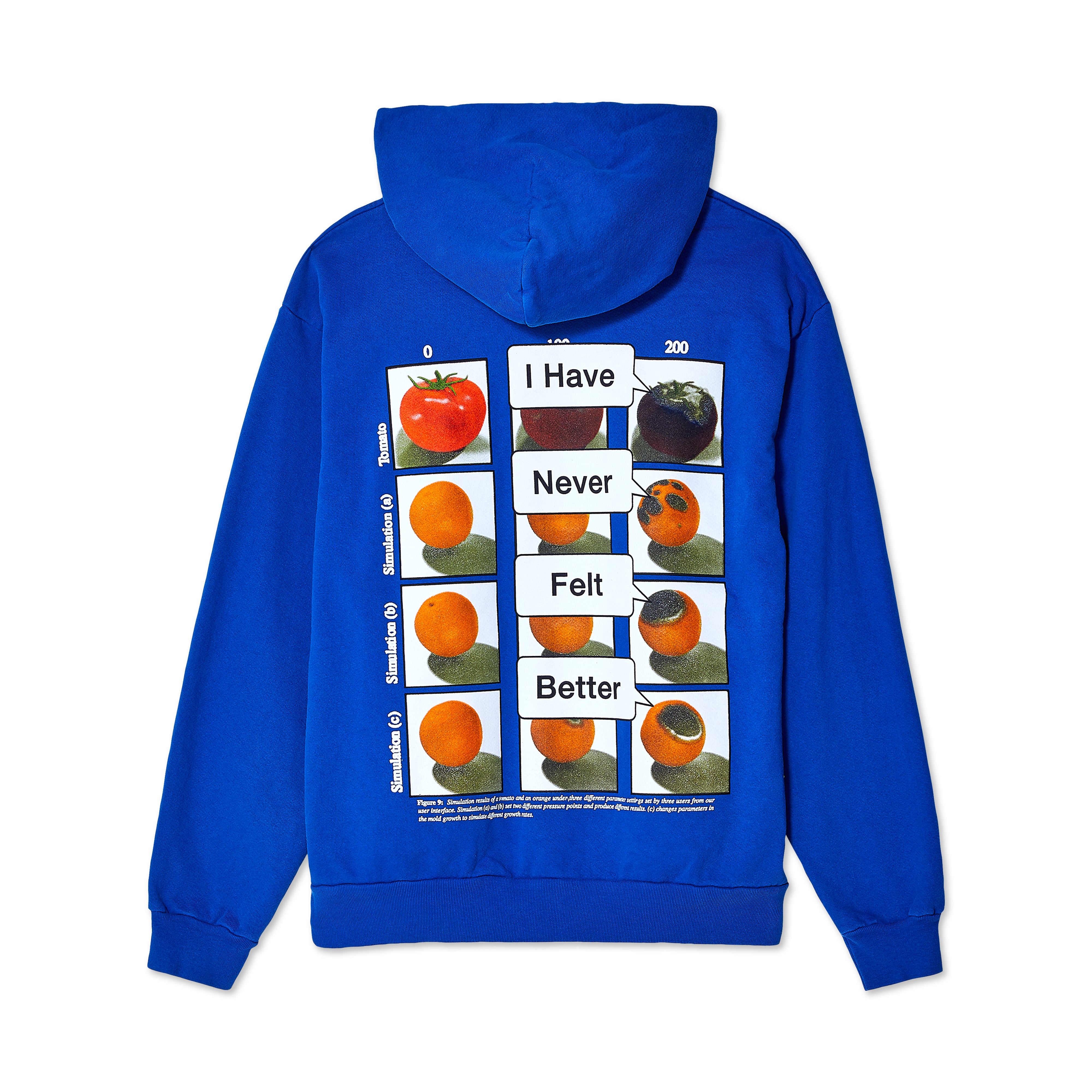 Online Ceramics: Aging Dying Hoodie (Blue) | DSMNY E-SHOP