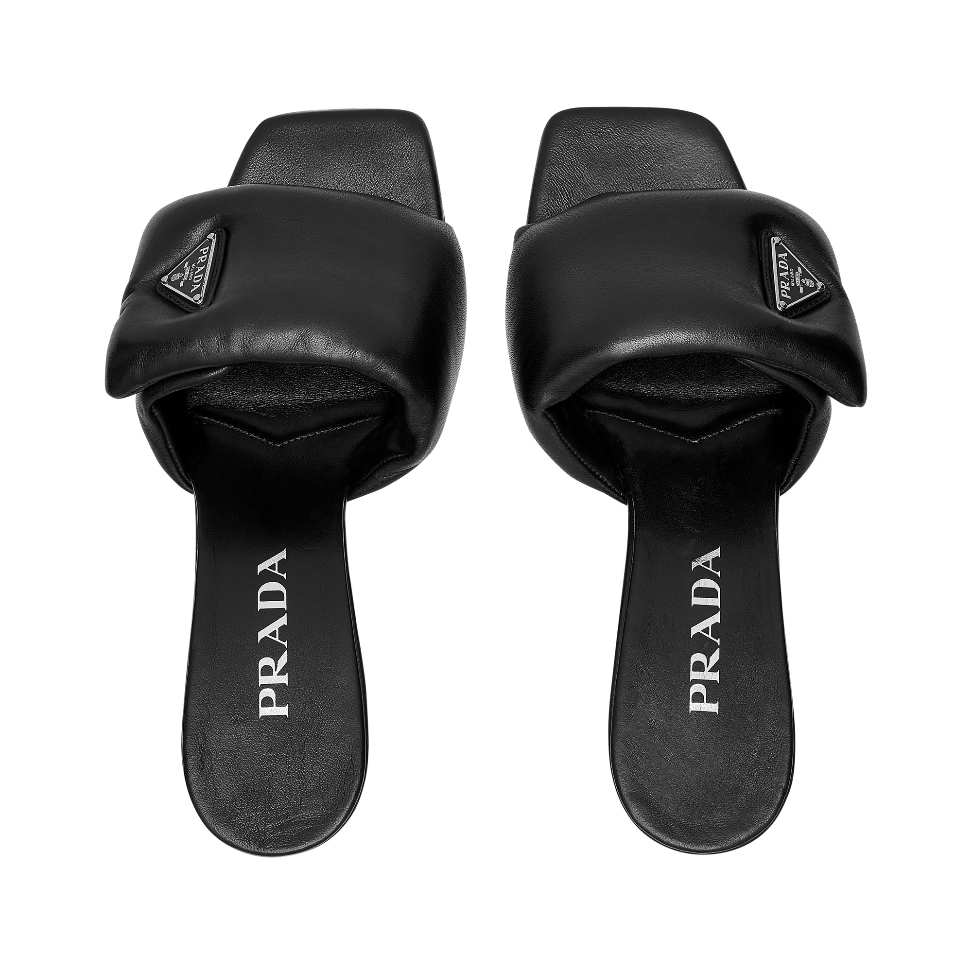 Prada - Women’s Soft Padded Sandals - (Black) view 4