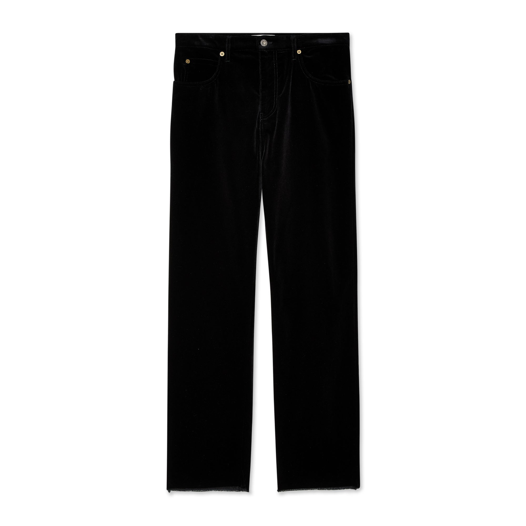 Miu Miu - Women's Washed Velvet Pants - (Black) view 1