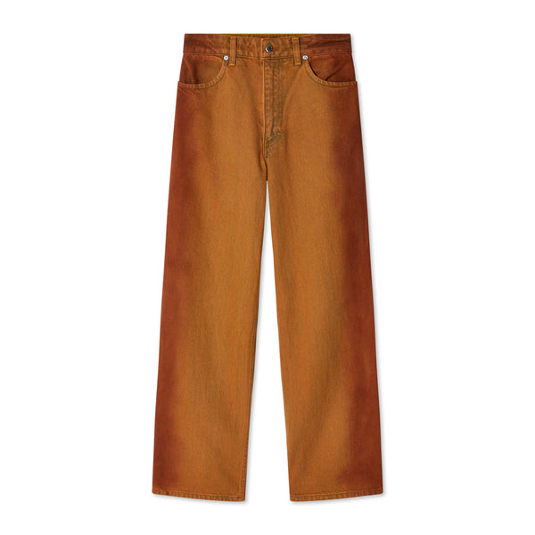 Eckhaus Latta - Women’s Wide Leg Jeans - (Orange)