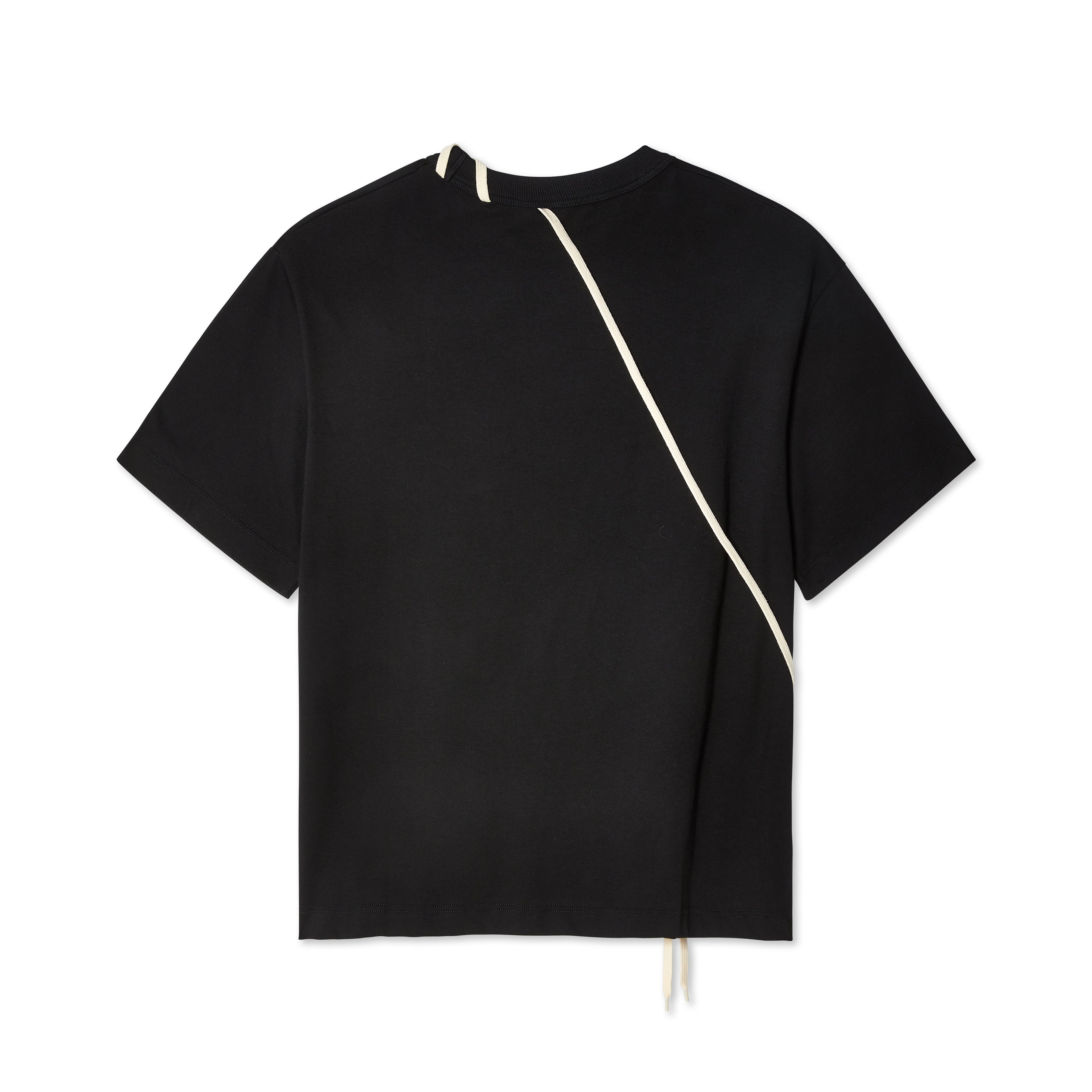 Craig Green: Men's Laced T-Shirt (Black) | DSMNY E-SHOP
