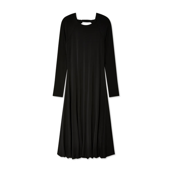 Jil Sander - Women's Open Back Midi Dress - (Black)