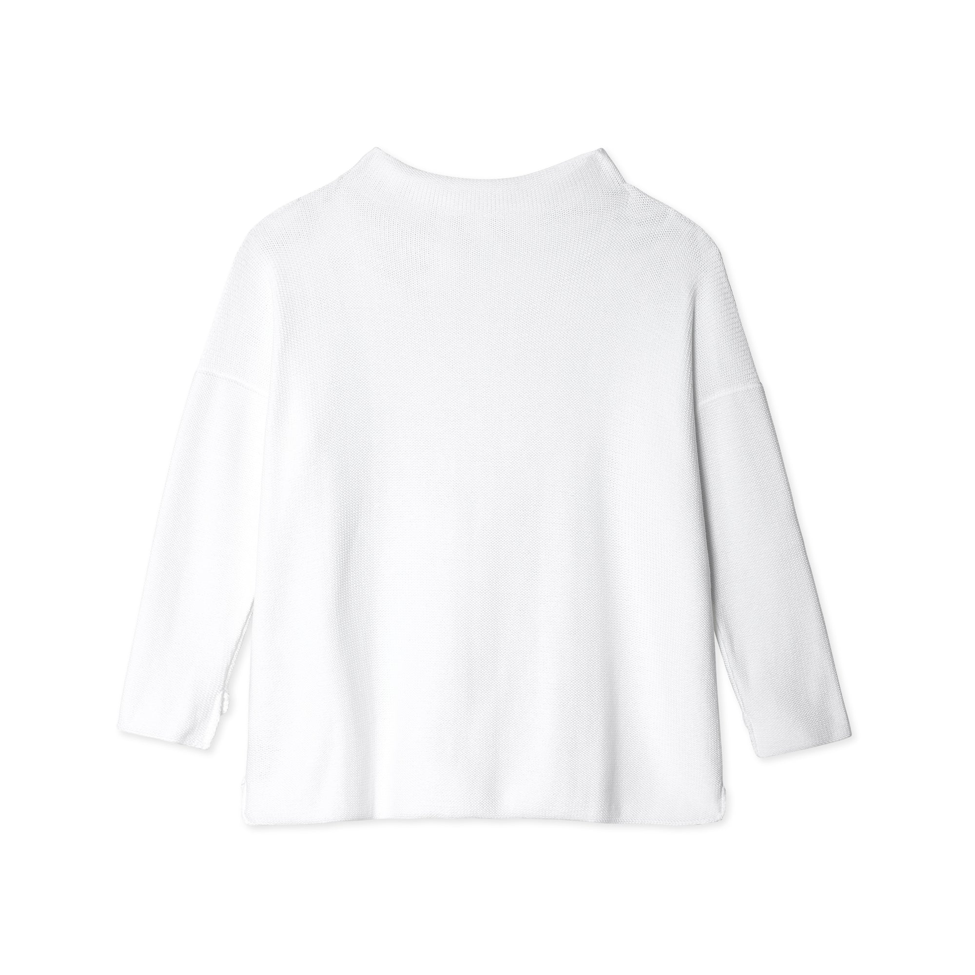 Daniela Gregis - Women’s Lupetto Knitted High Neck Sweater - (White) view 2