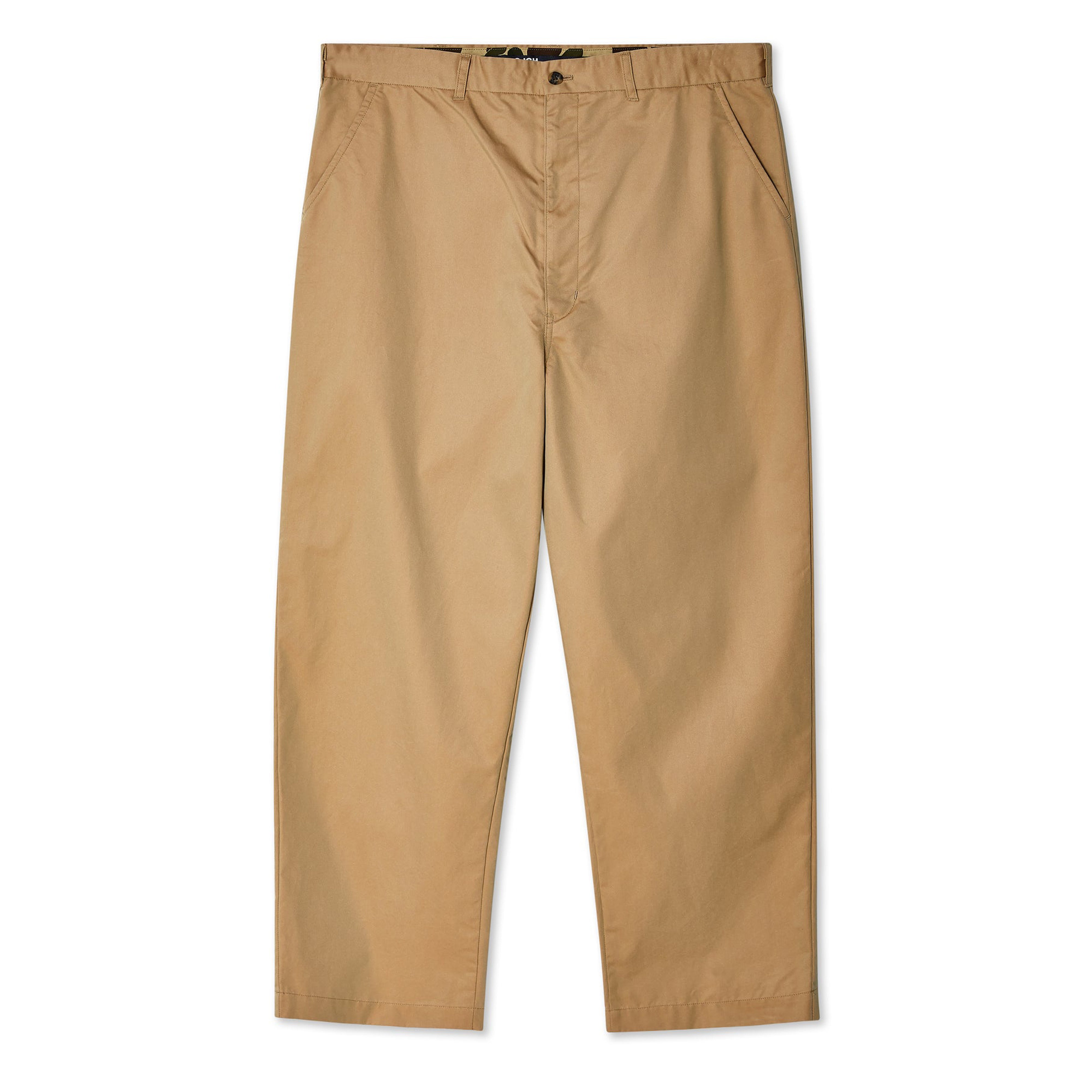 CDG Homme: Men's Trousers (Beige) | DSMNY E-SHOP