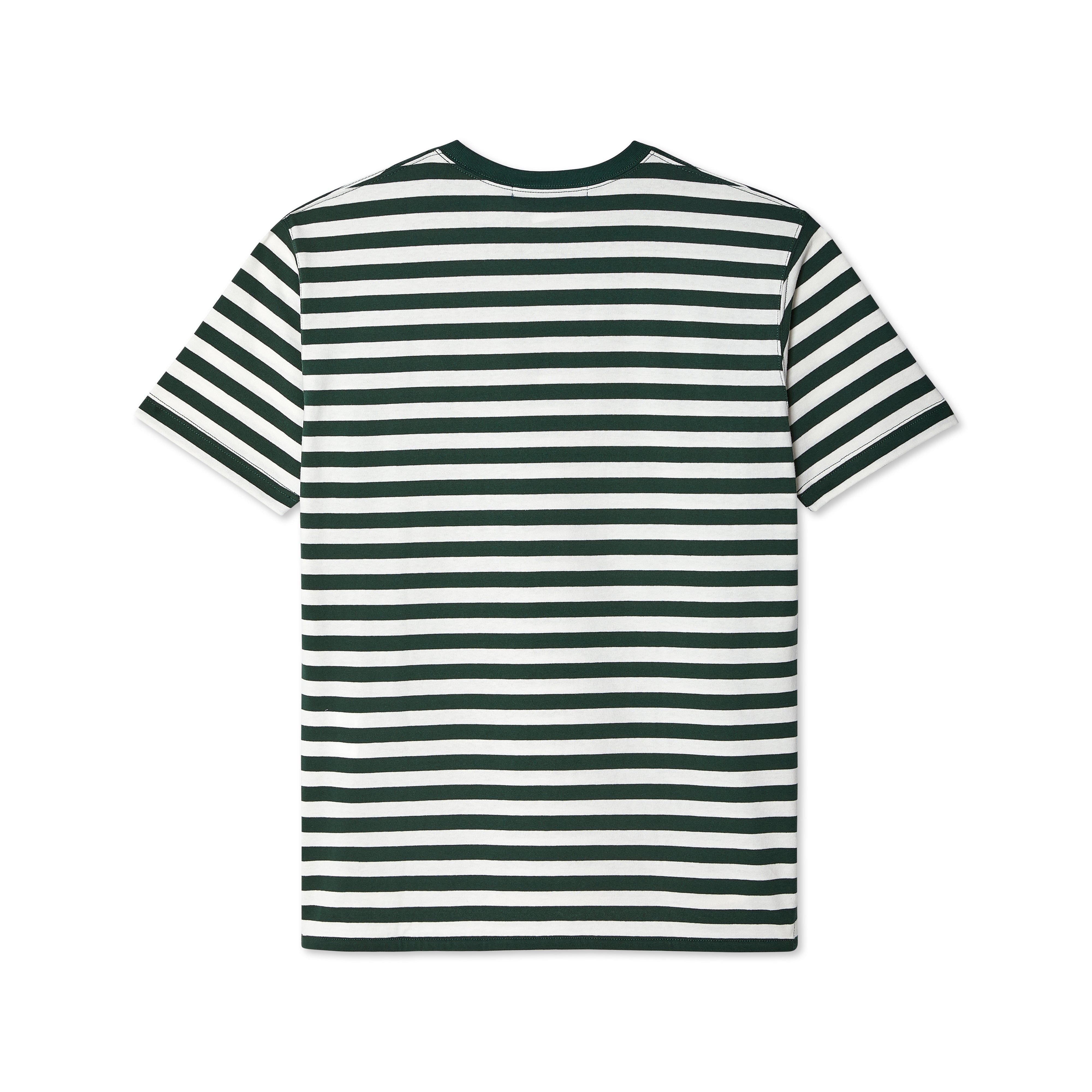 Junya Watanabe Man: Striped Tee (Green/White) | DSMNY E-SHOP