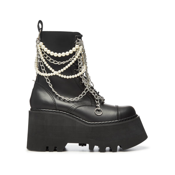 Junya Watanabe - Women’s Pearl Chain Platform Boots - (Black)