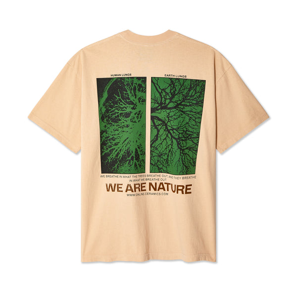 Online Ceramics - We Are Nature T-Shirt - (Tan)