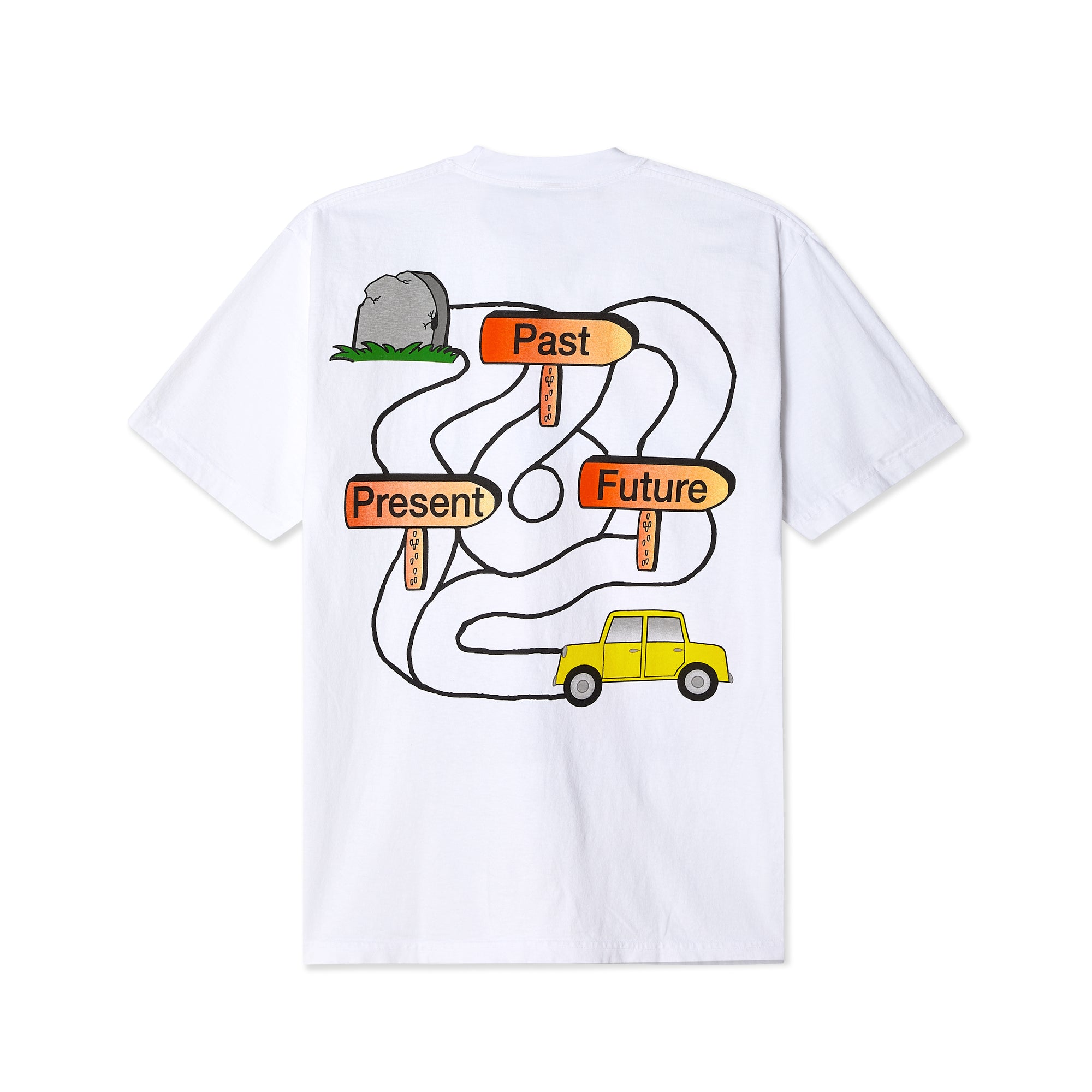 Online Ceramics - It’s Only A Short Trip T-Shirt - (White) view 2
