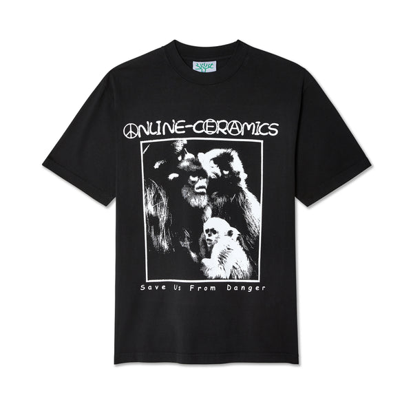 Online Ceramics - Stop Animal Testing T-Shirt - (Black)
