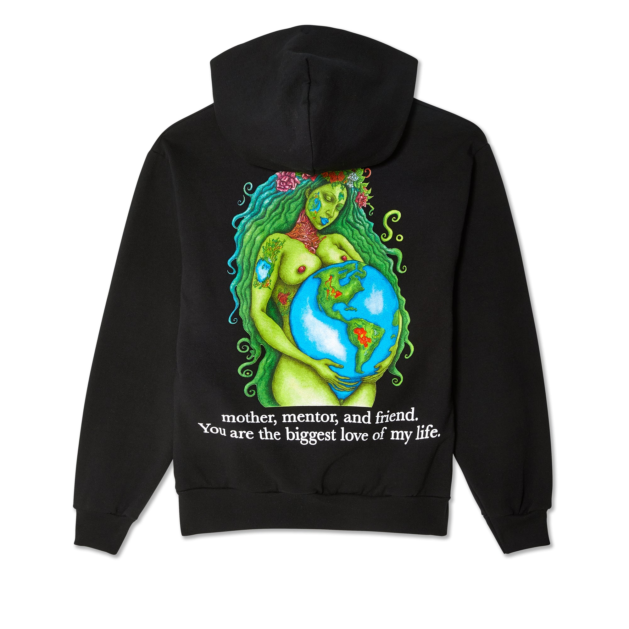 Online Ceramics - Heal Our Planet Earth Hoodie - (Black) view 2