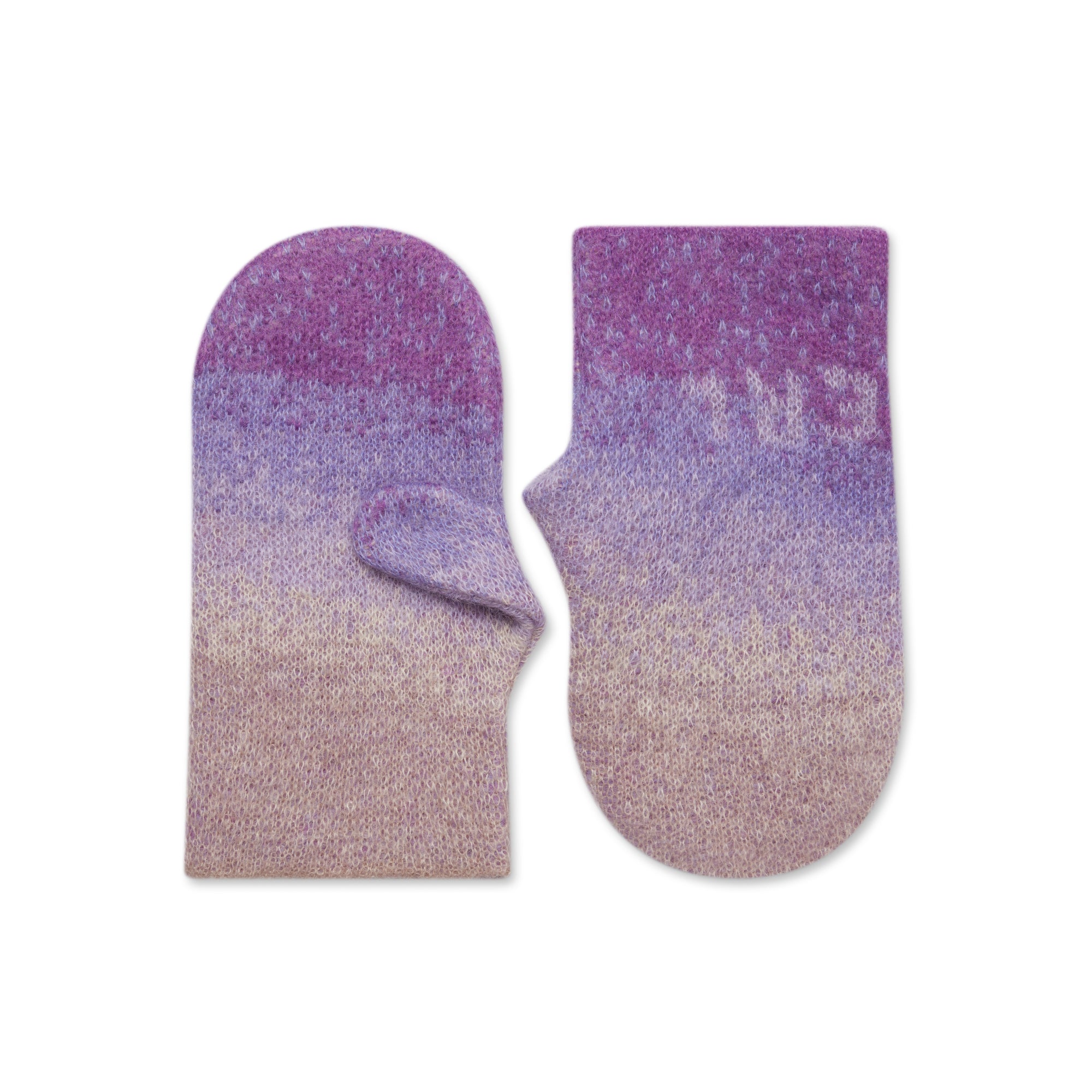 ERL - Men's Gradient Knit Gloves - (Purple) view 1