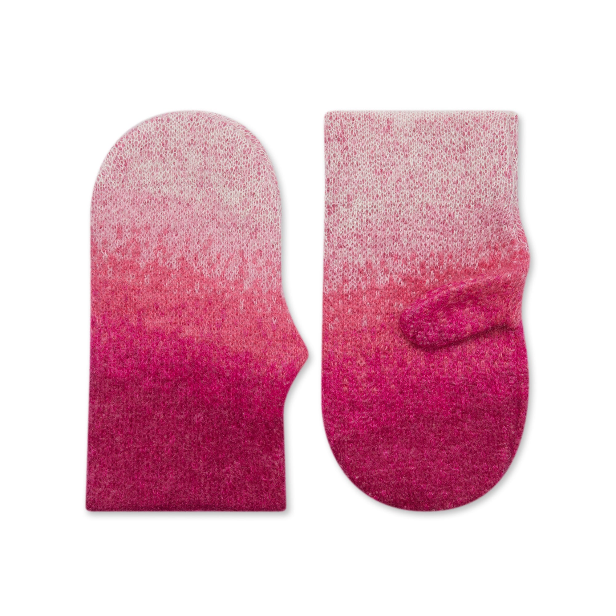 ERL - Men's Gradient Knit Gloves - (Pink) view 2