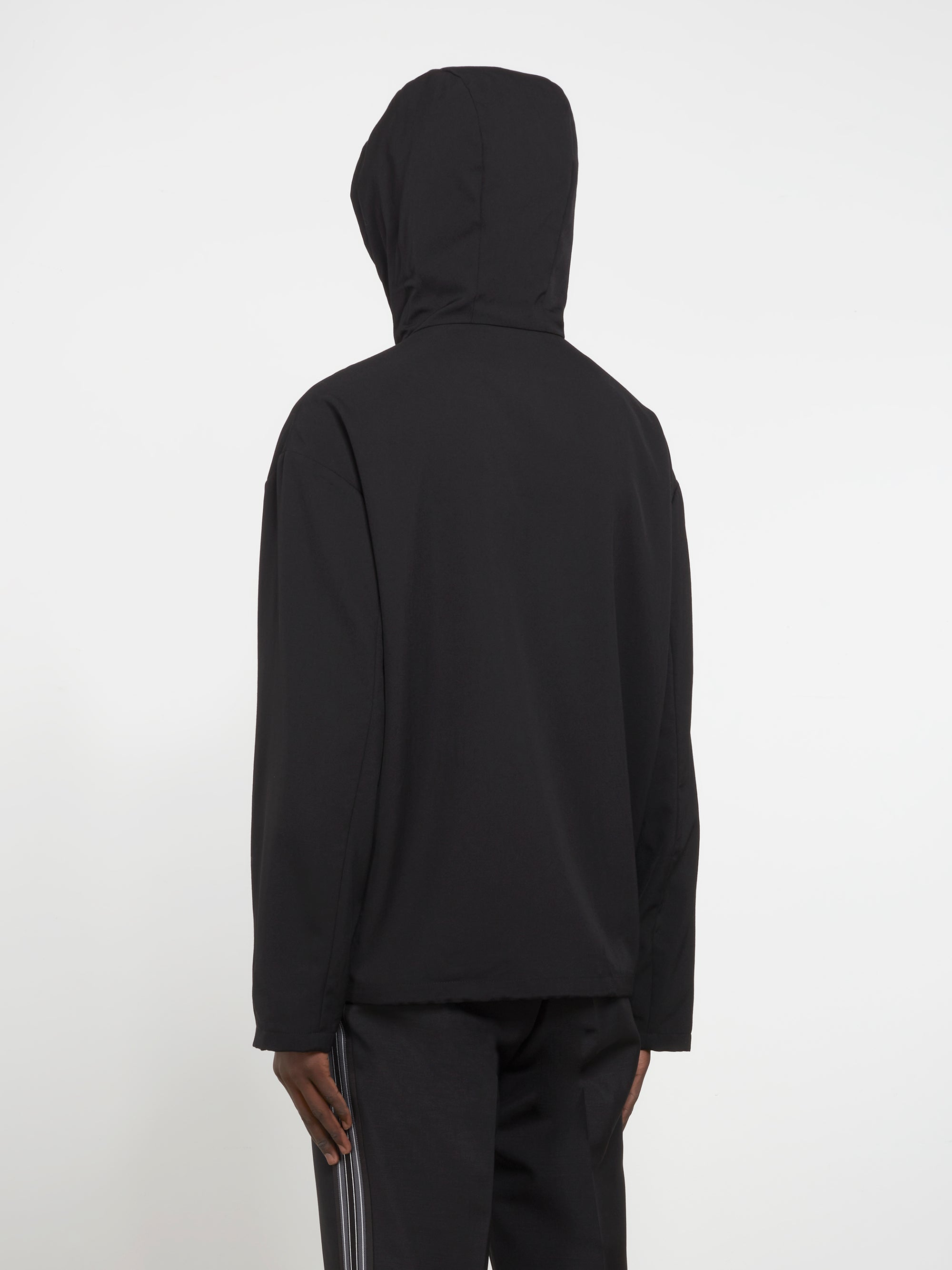 Prada - Men’s Hooded Wool Jacket - (Black) view 4