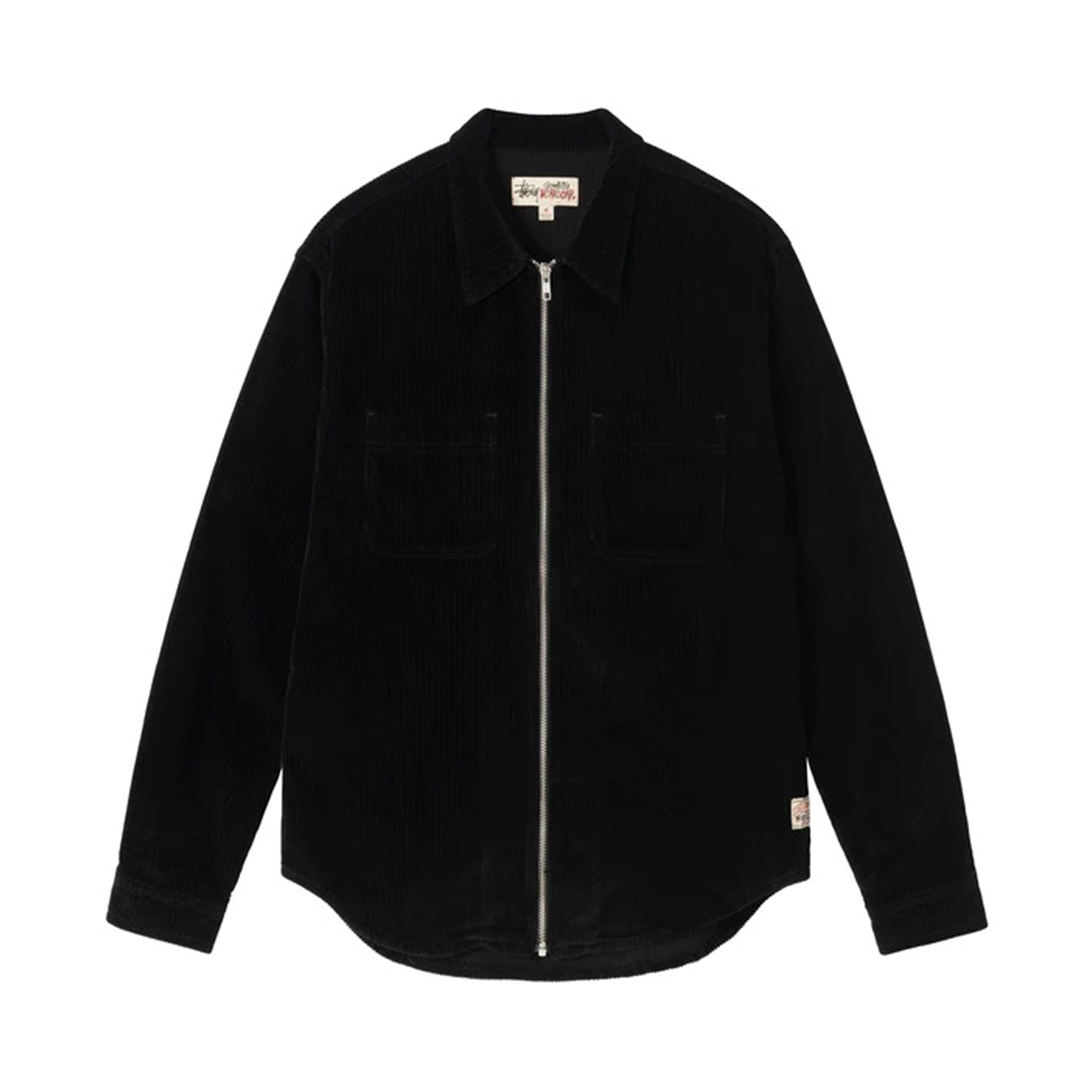 Stüssy - Wide Wale Cord Zip Shirt - (Black) – DSMNY E-SHOP