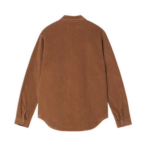 Stüssy - Wide Wale Cord Zip Shirt - (Copper)