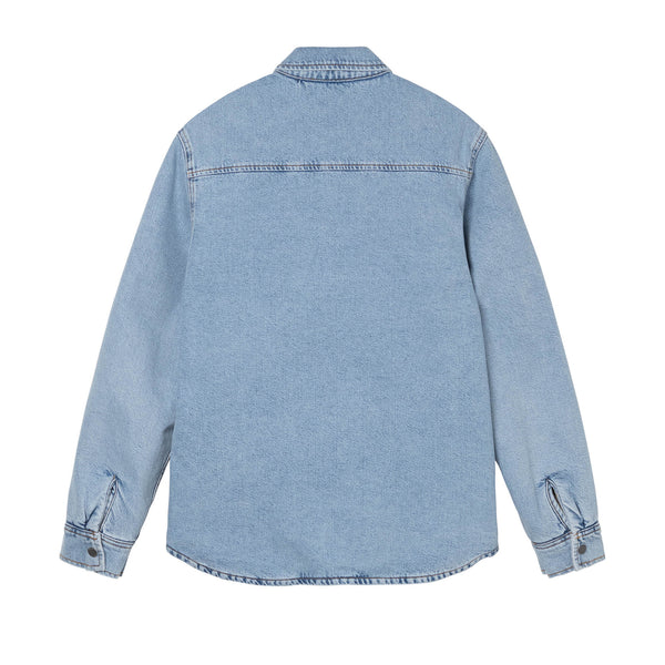 Stüssy - Sherpa Lined Denim Shirt - (Light Denim)