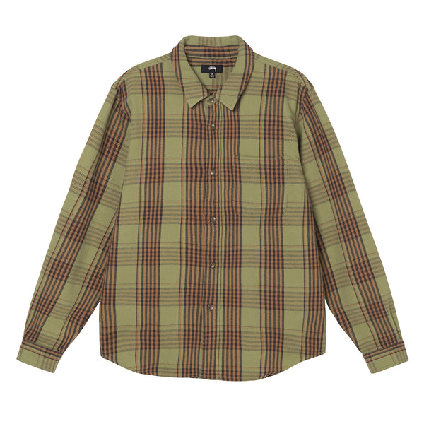 Stüssy - Laguna Plaid Shirt - (Olive)