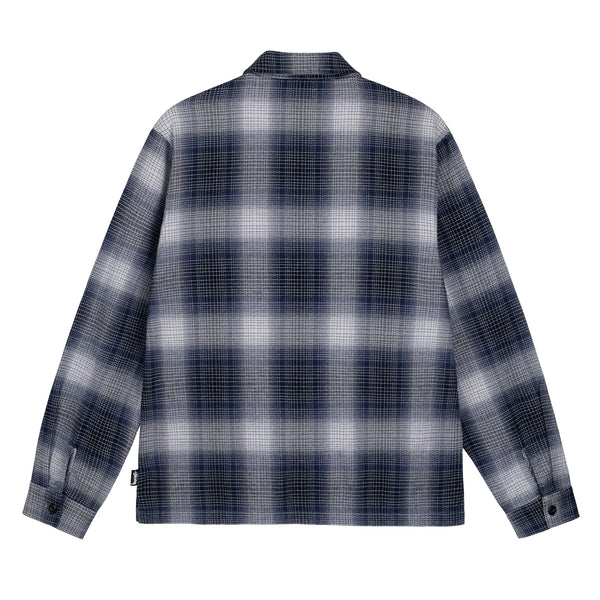 Stüssy - Jack Shadow Plaid Zip Shirt - (Navy)