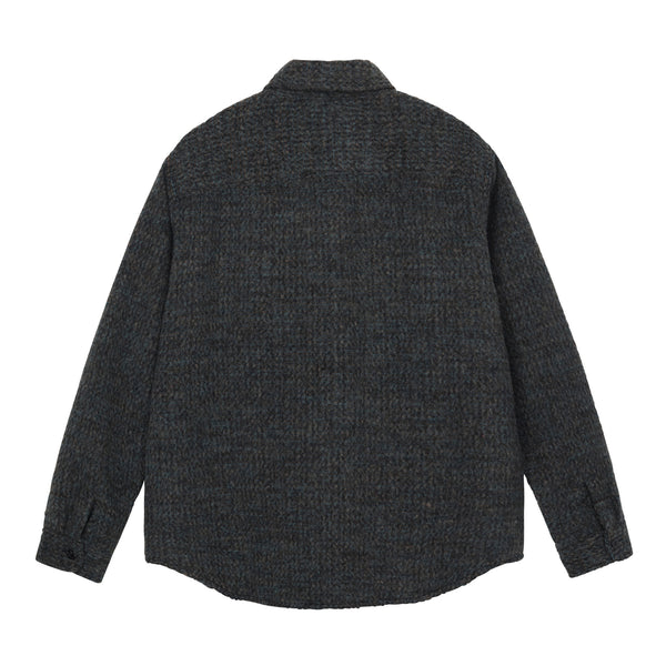 Stüssy - Speckled Wool Cpo Shirt - (Black)