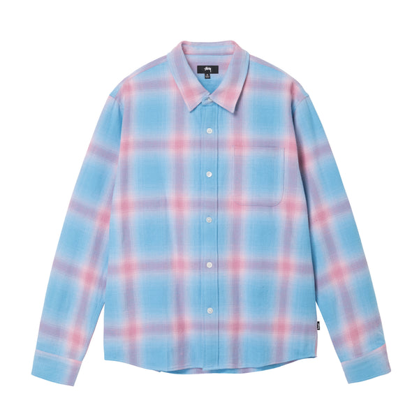 Stüssy - Hellshire Plaid Shirt - (Blue)