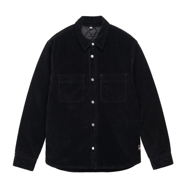 Stüssy - Cord Quilted Overshirt - (Black)