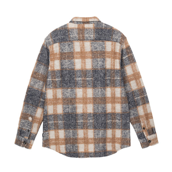 Stüssy - Plaid Knit Shirt - (Navy)