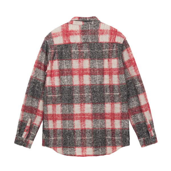 Stüssy - Plaid Knit Shirt - (Red)