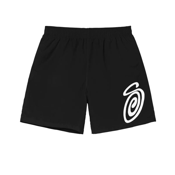 Stüssy - Curly S Water Short - (Black)