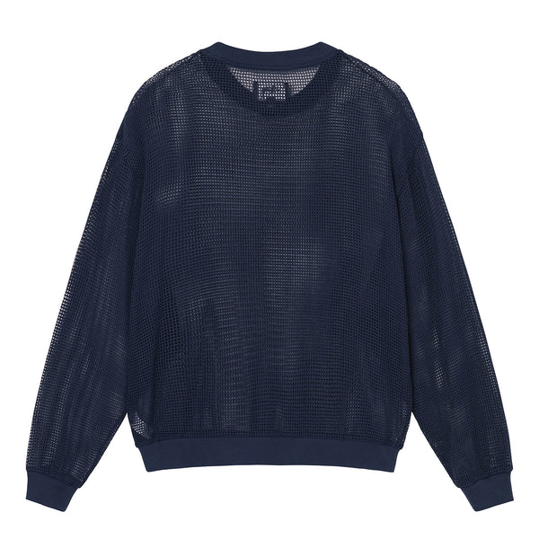 Stüssy - Cotton Mesh LS Crew - (Navy)