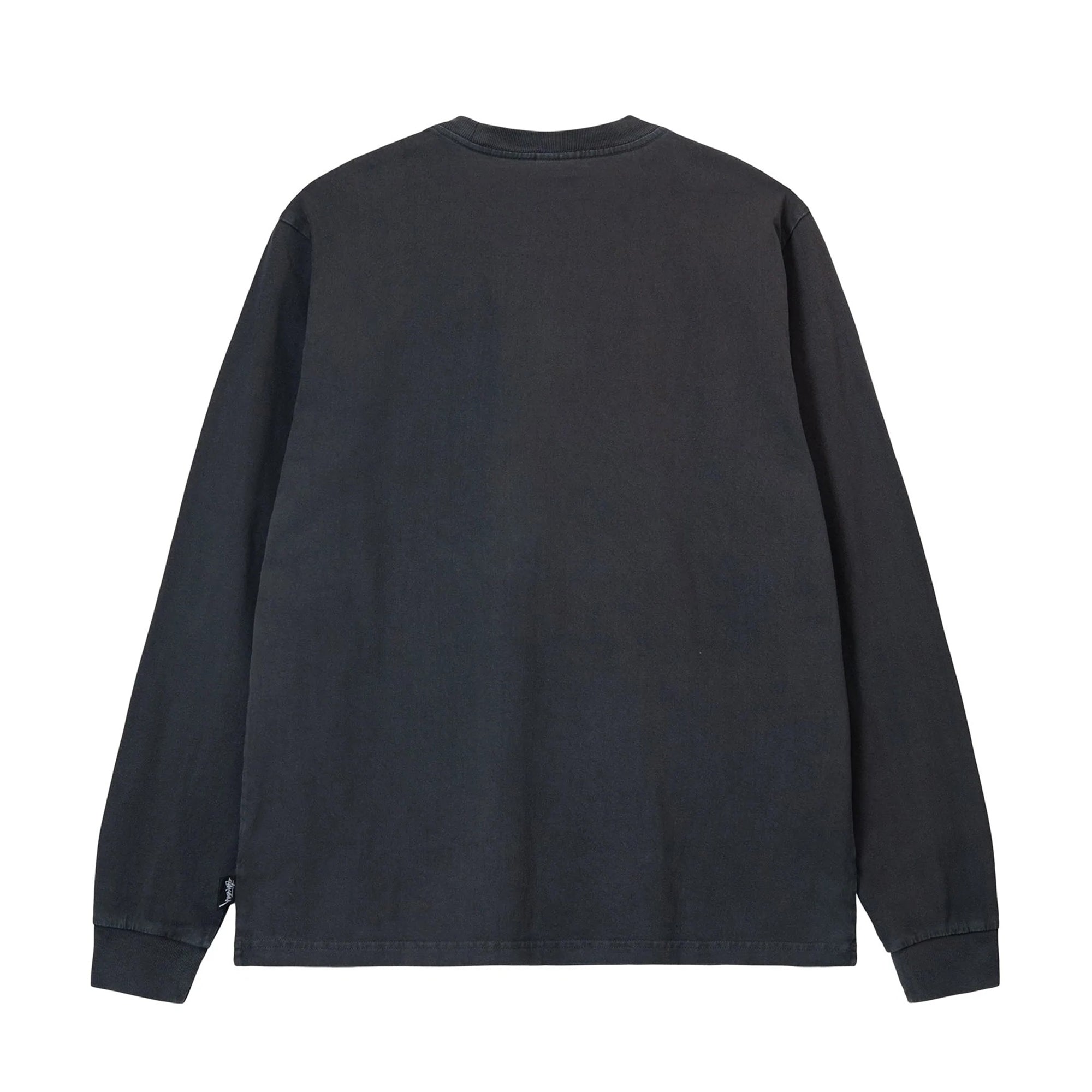 Stüssy - Pigment Dyed Ls Crew - (Black) – DSMNY E-SHOP