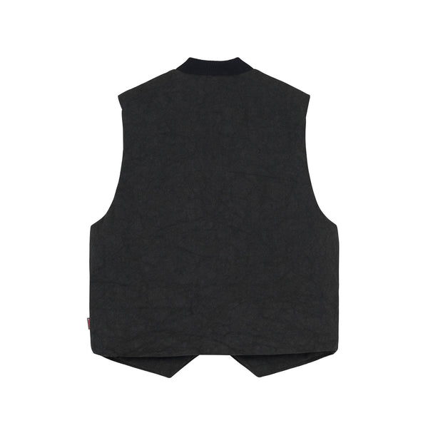 Stüssy - Washed Canvas Primaloft Vest - (Black)