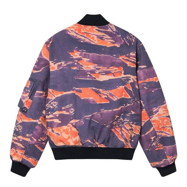 Stüssy - Tigris Canvas Bomber - (Purple)