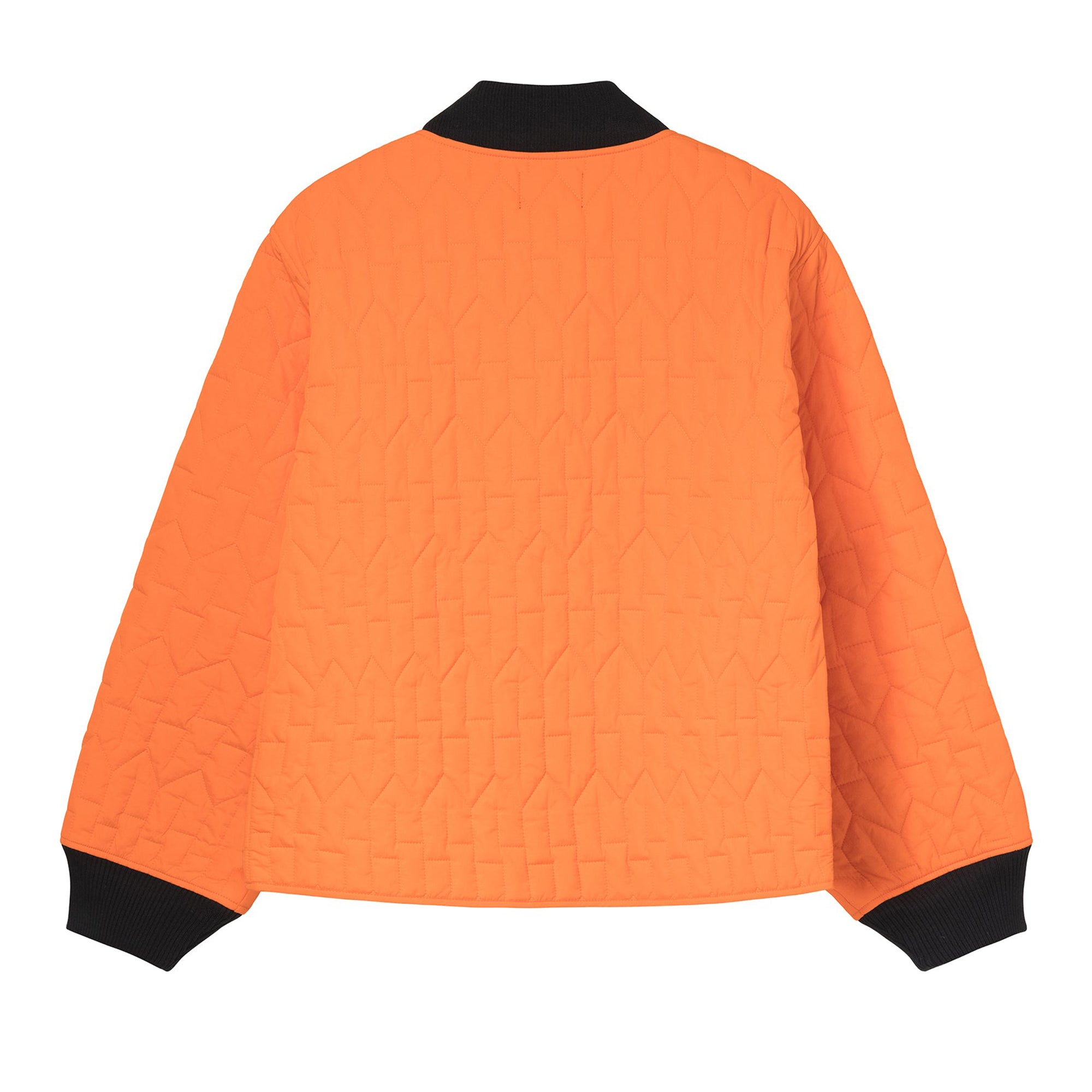 Stüssy - S Quilted Liner Jacket - (Orange) view 2, Click to Zoom in