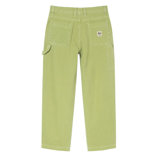 Stüssy - Stone Washed Canvas Work Pant - (Lime)