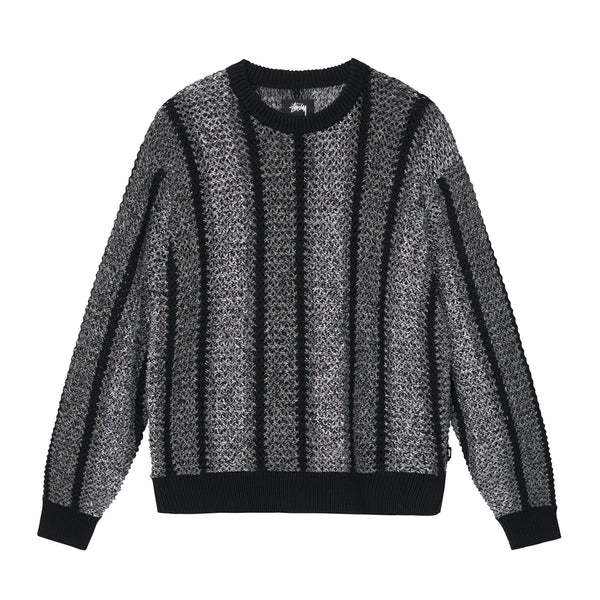 Stüssy - Baja Loose Gauge Sweater - (Black)